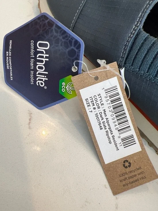 TOMS Alpargata Resident Slip-On Shoes Ripstop Dark Slate Sz 7 NWT - Picture 8 of 9